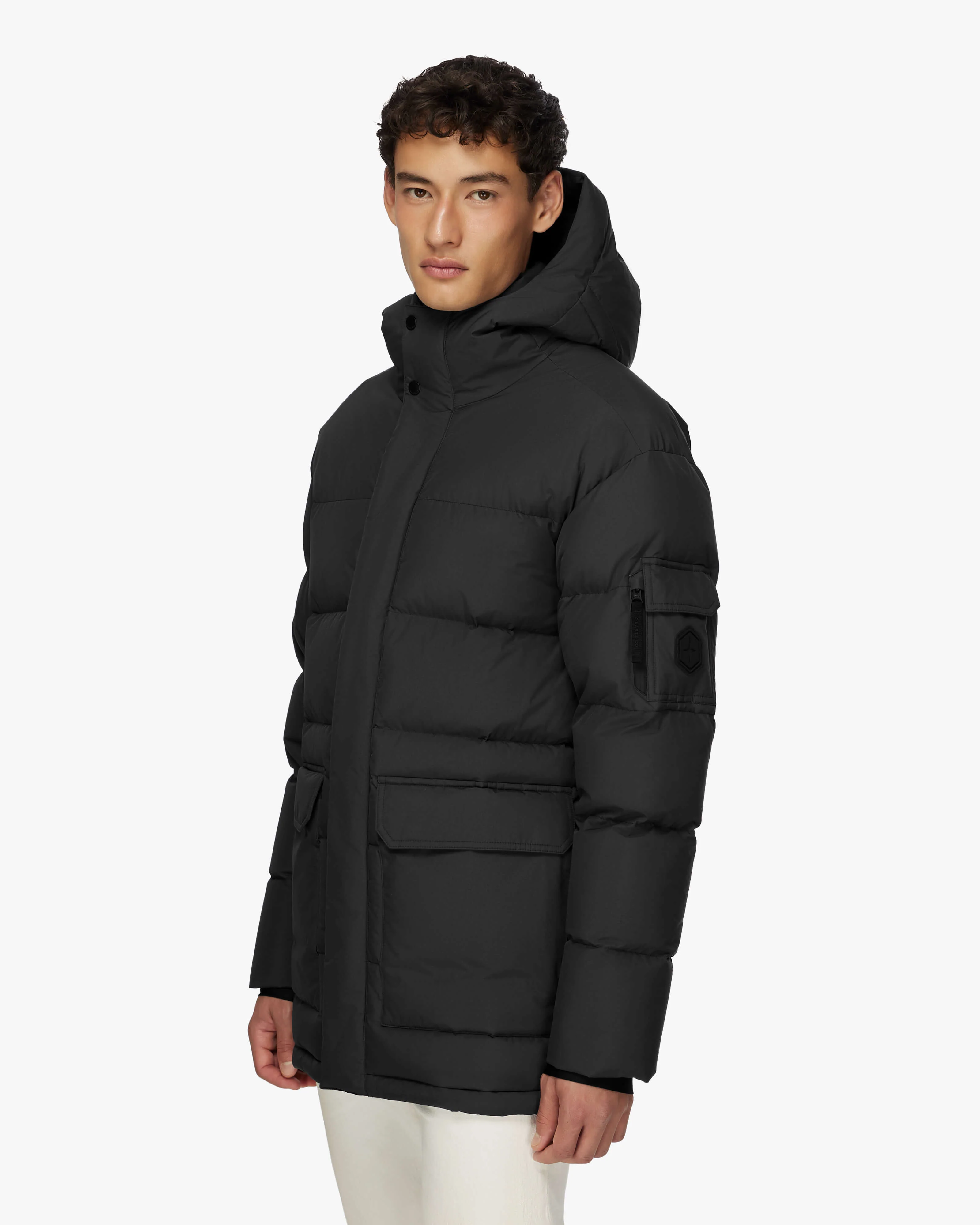 ALEXANDER | Hooded Recycled Down Winter Jacket - Image 15