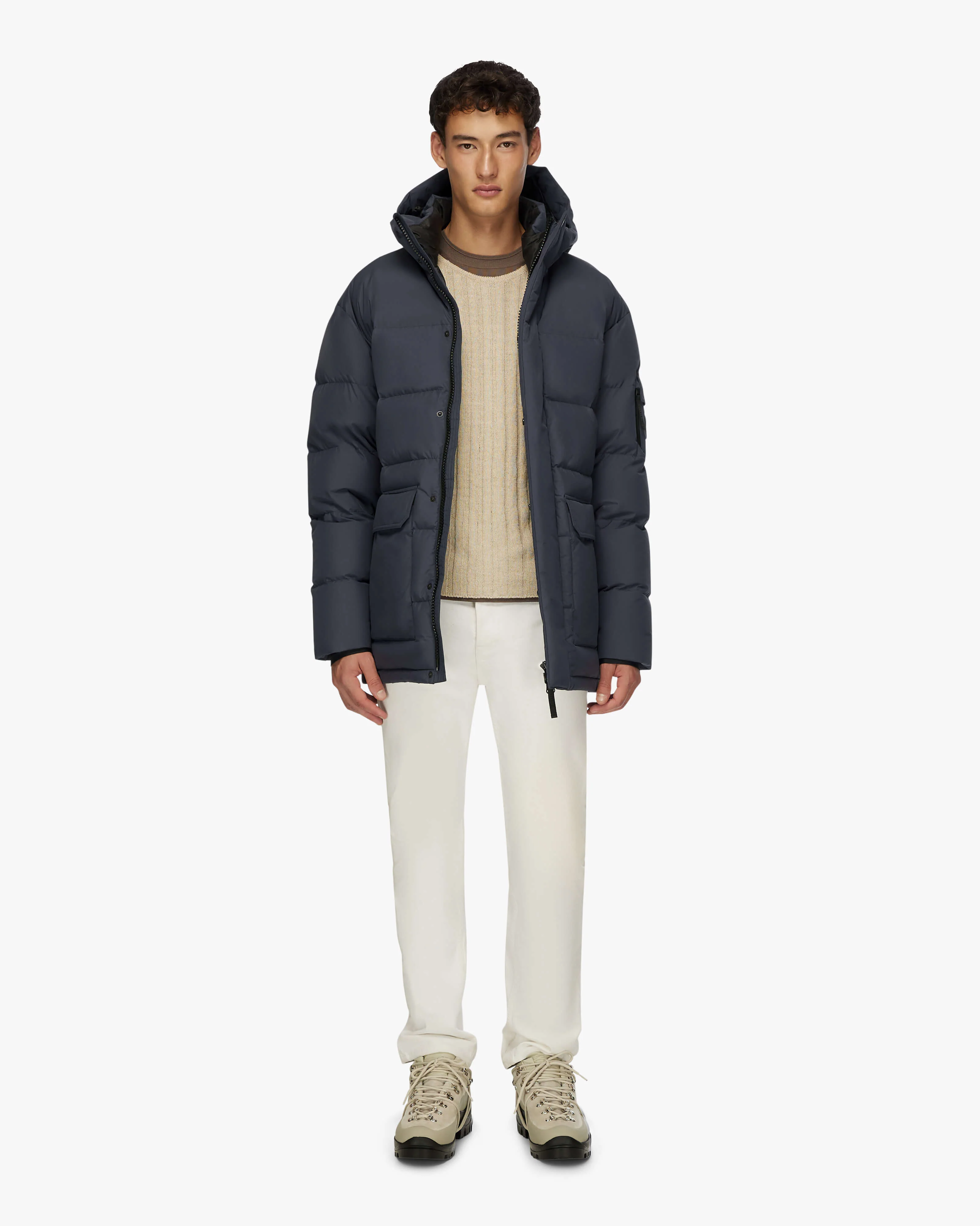 ALEXANDER | Hooded Recycled Down Winter Jacket - Image 28