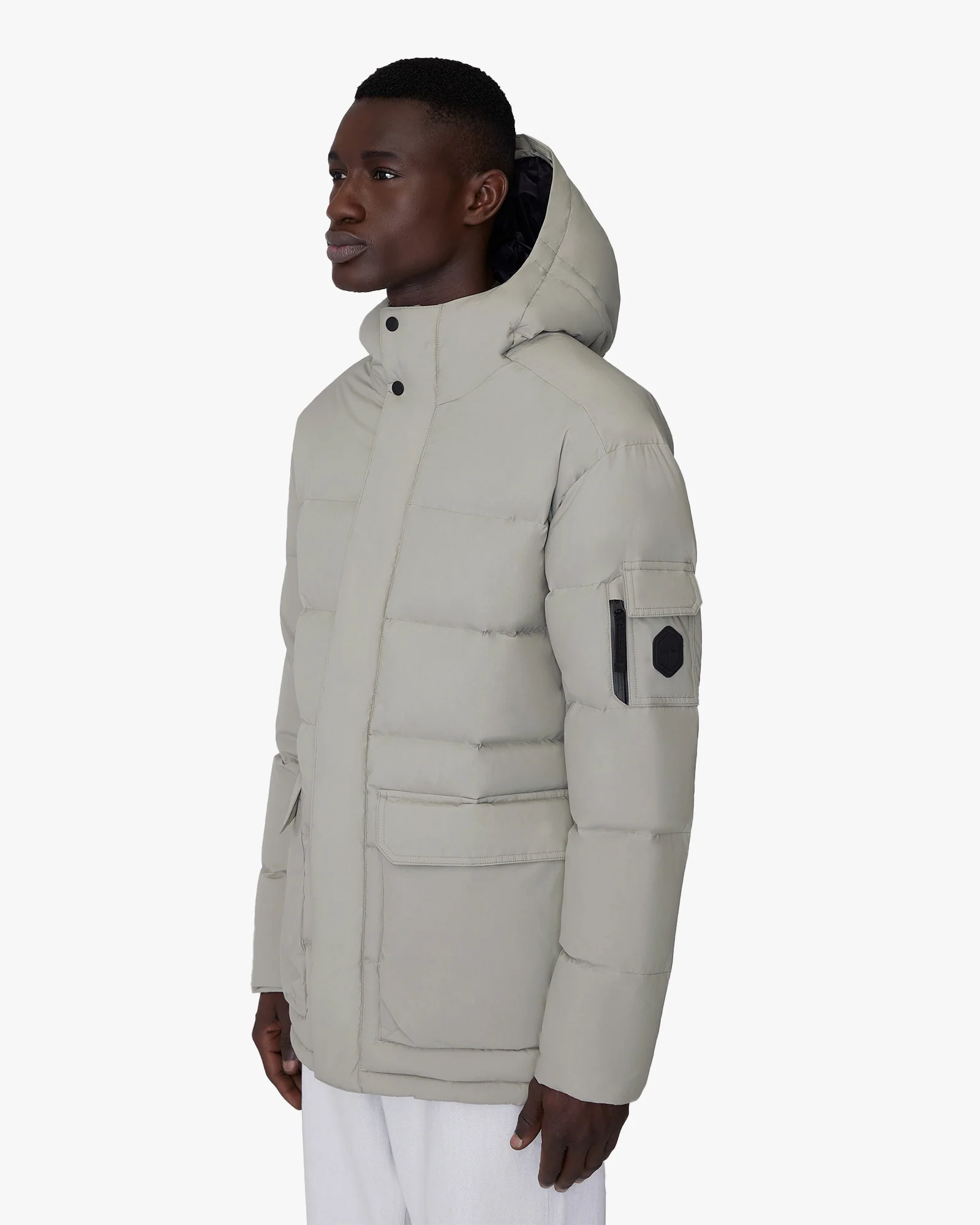 ALEXANDER | Hooded Recycled Down Winter Jacket - Image 3