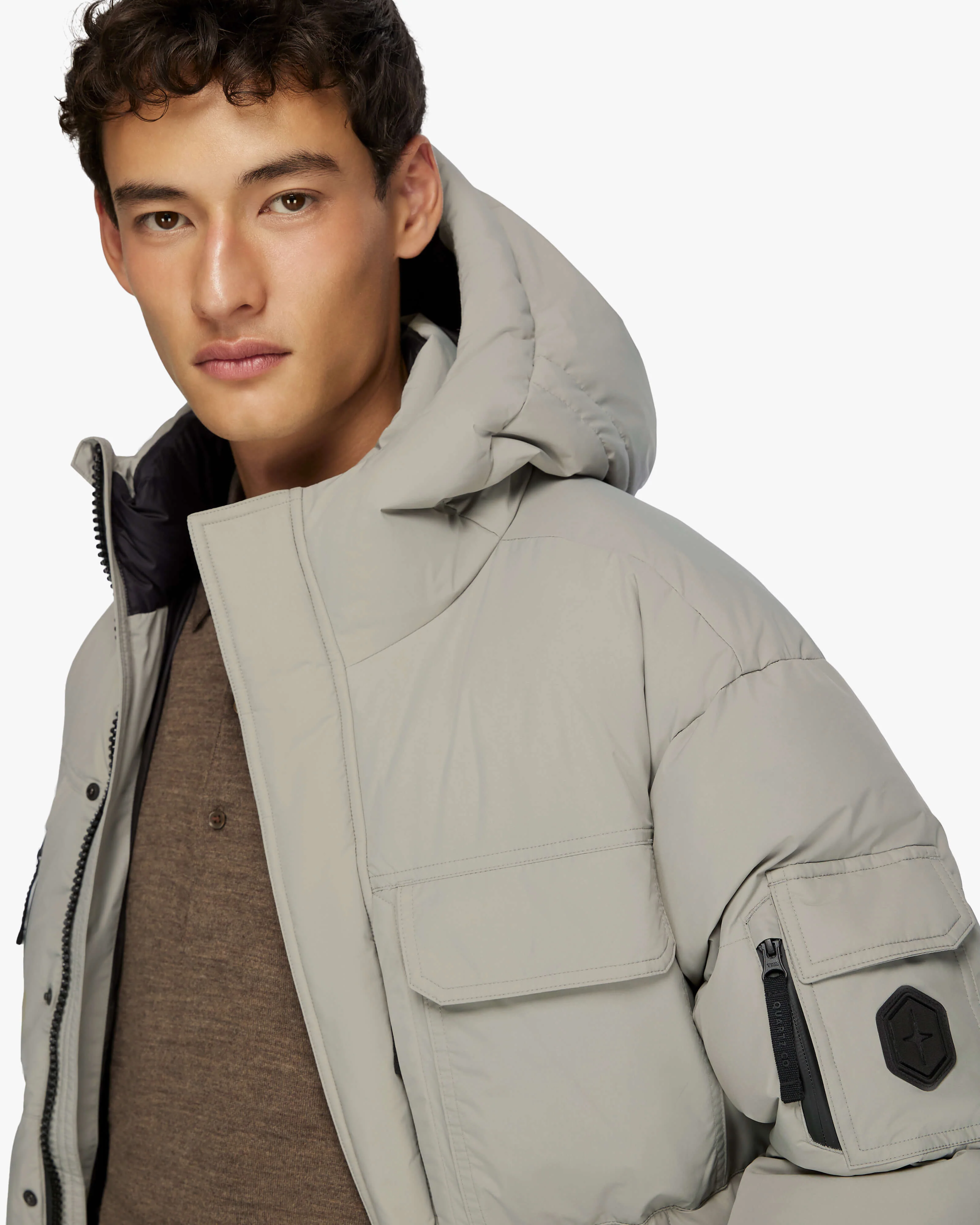 COMPASS | Hooded Recycled Down Winter Jacket - Image 10