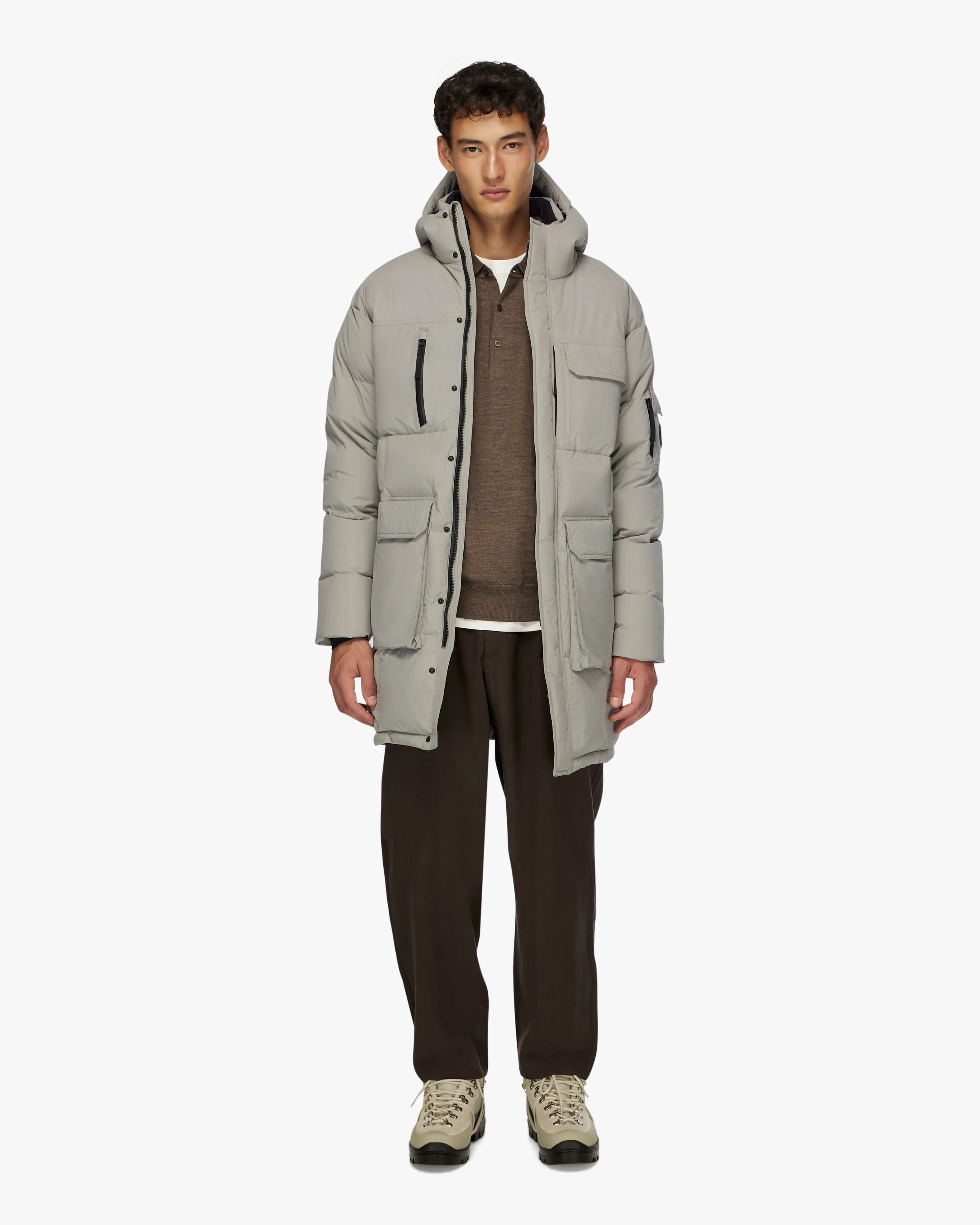 COMPASS | Hooded Recycled Down Winter Jacket - Image 11