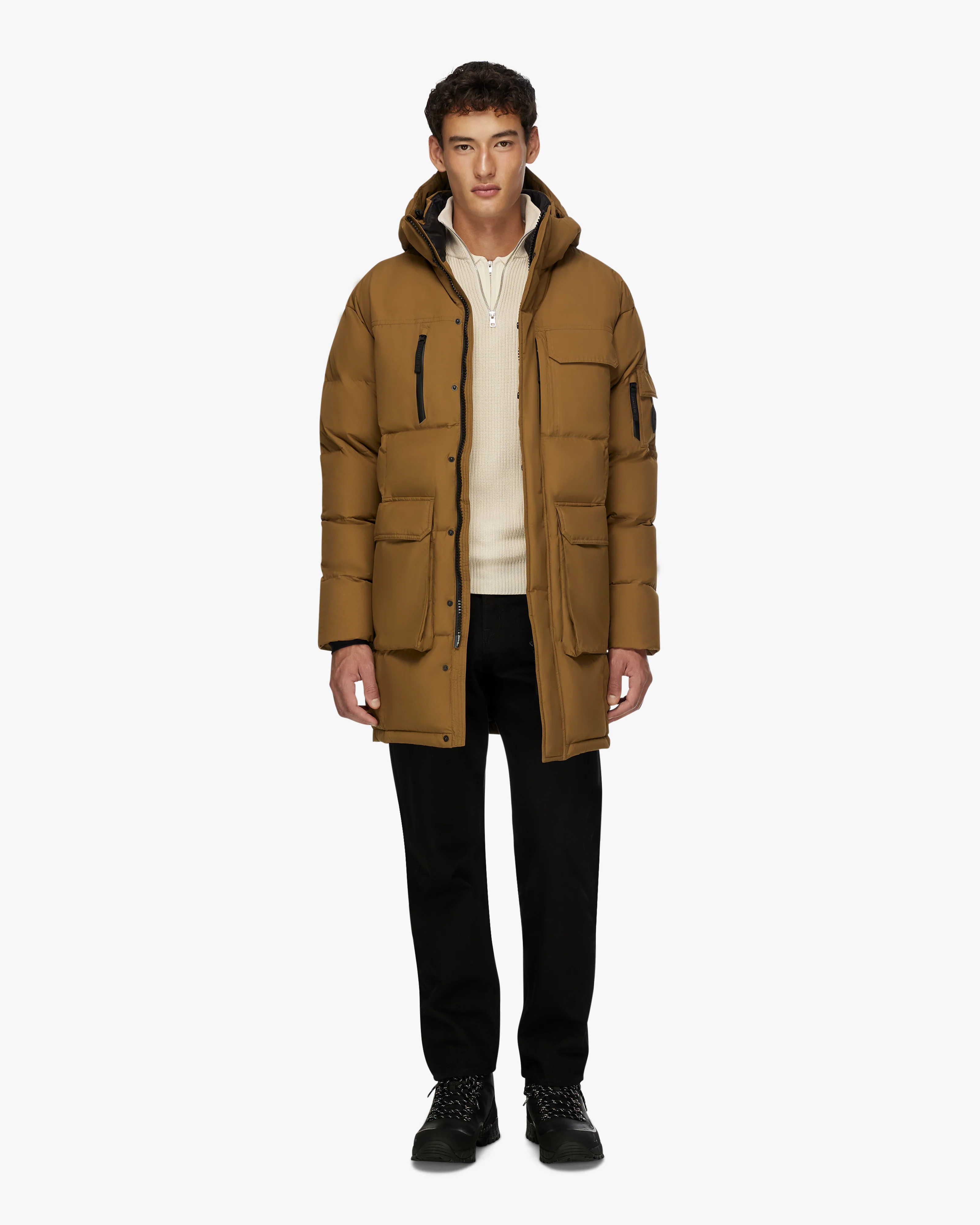 COMPASS | Hooded Recycled Down Winter Jacket - Image 19