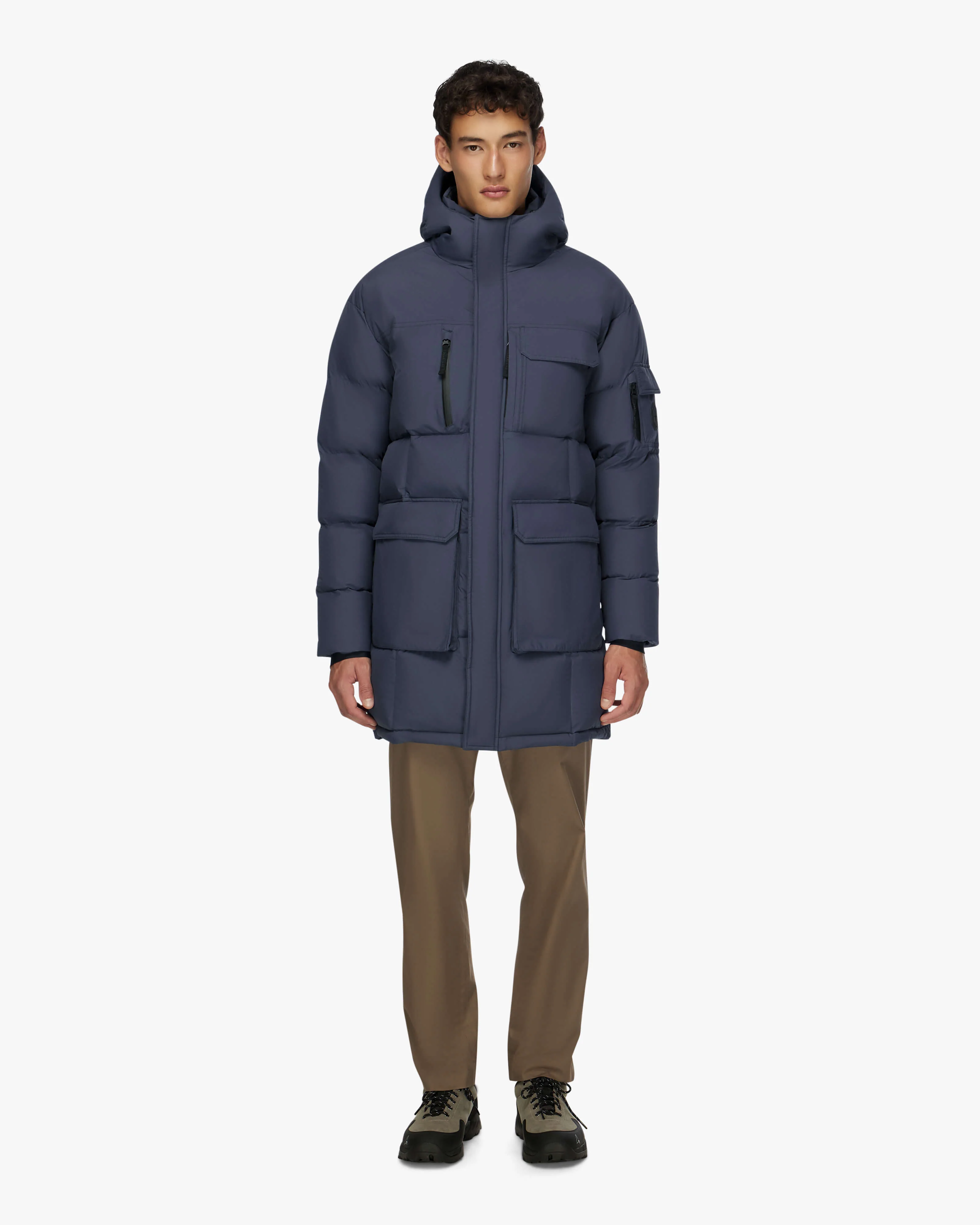 COMPASS | Hooded Recycled Down Winter Jacket - Image 29