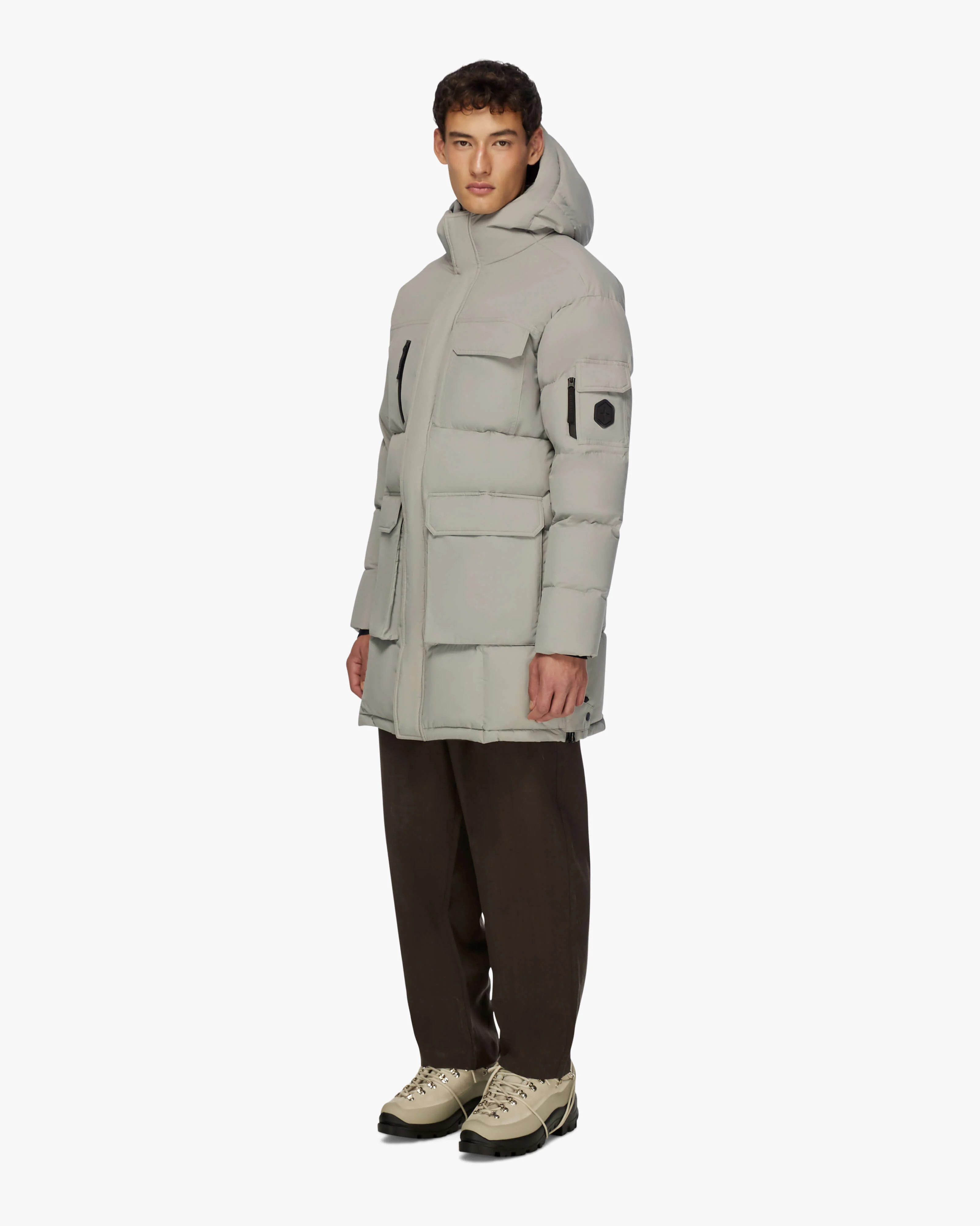 COMPASS | Hooded Recycled Down Winter Jacket - Image 3