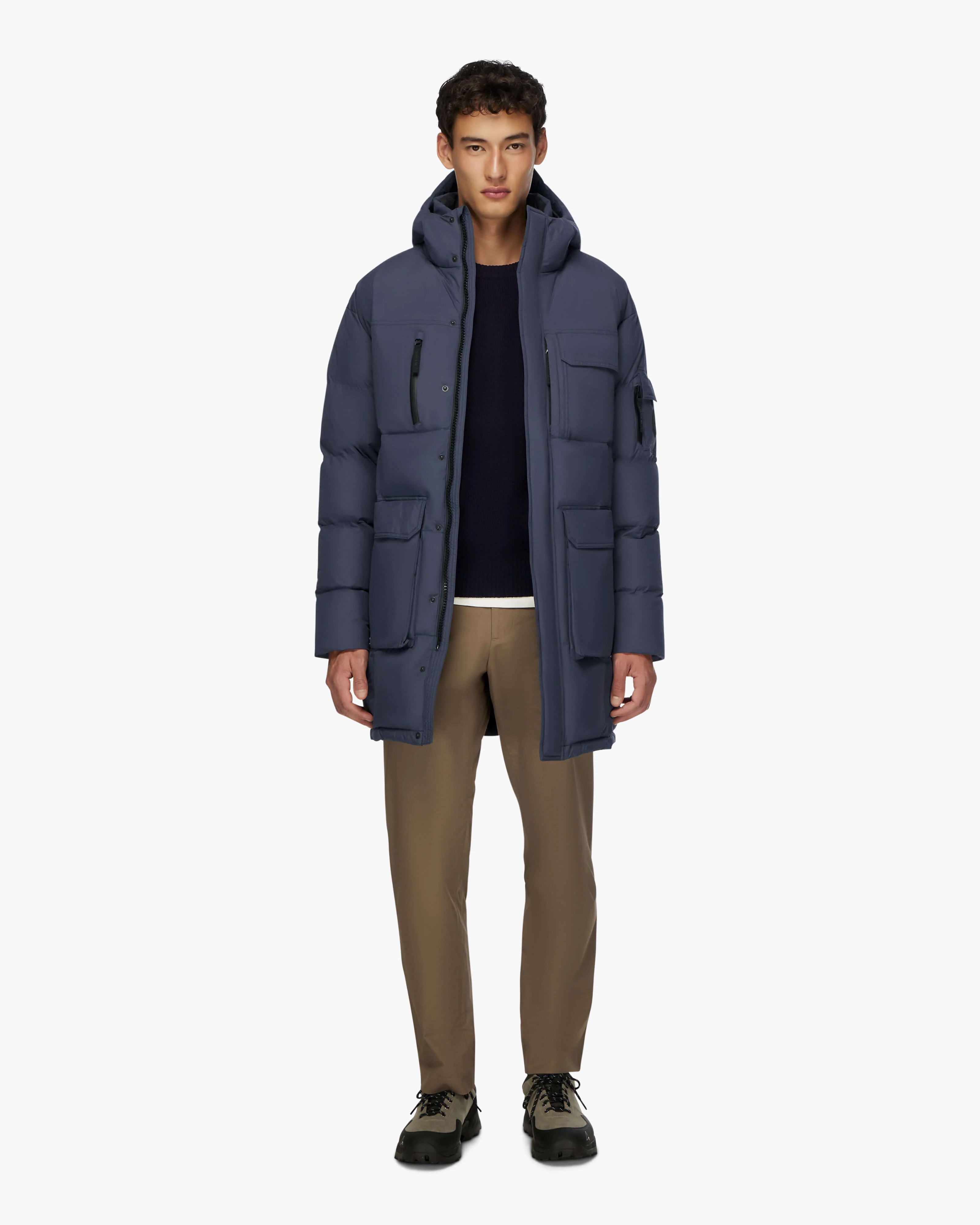 COMPASS | Hooded Recycled Down Winter Jacket - Image 35