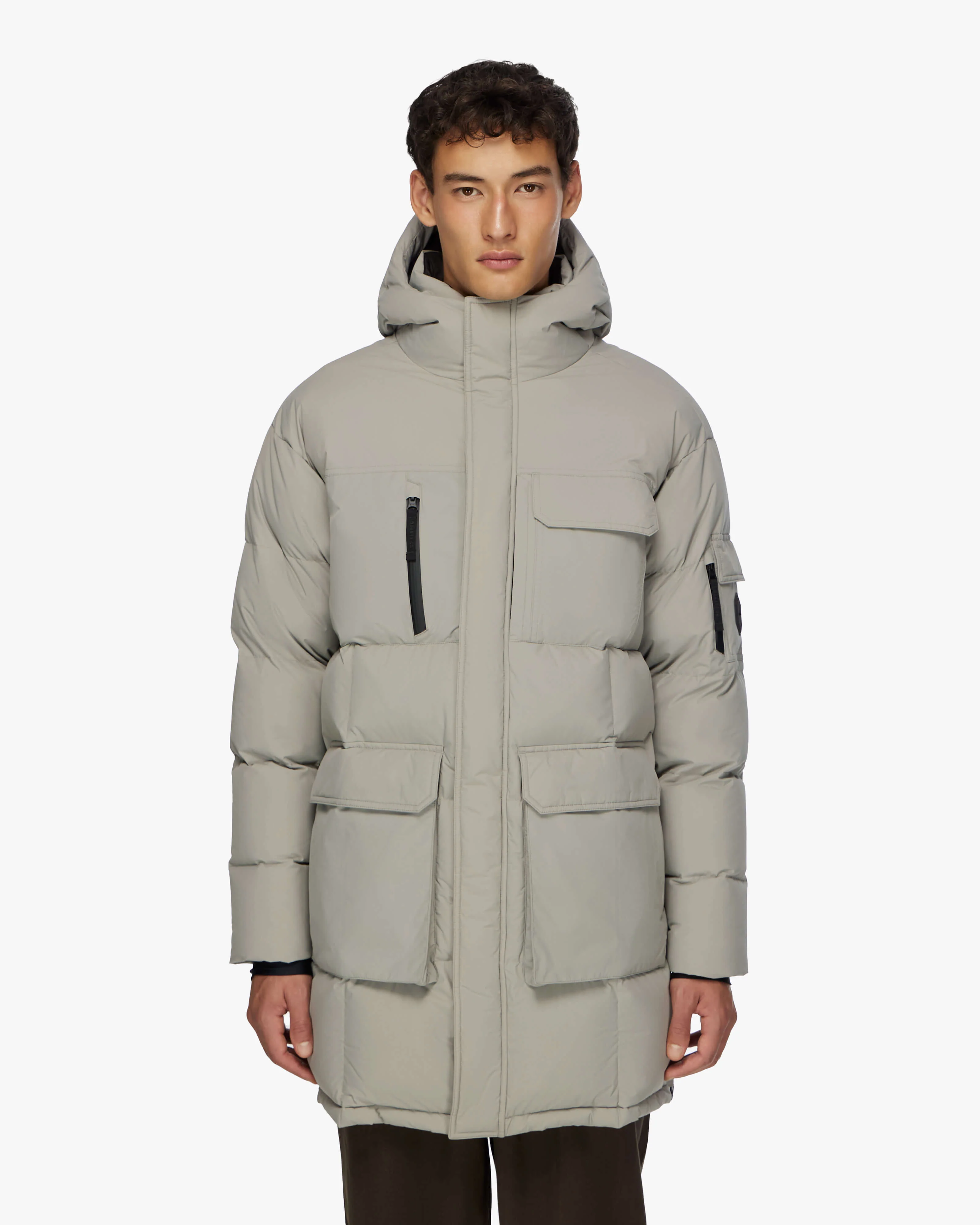 COMPASS | Hooded Recycled Down Winter Jacket - Image 5