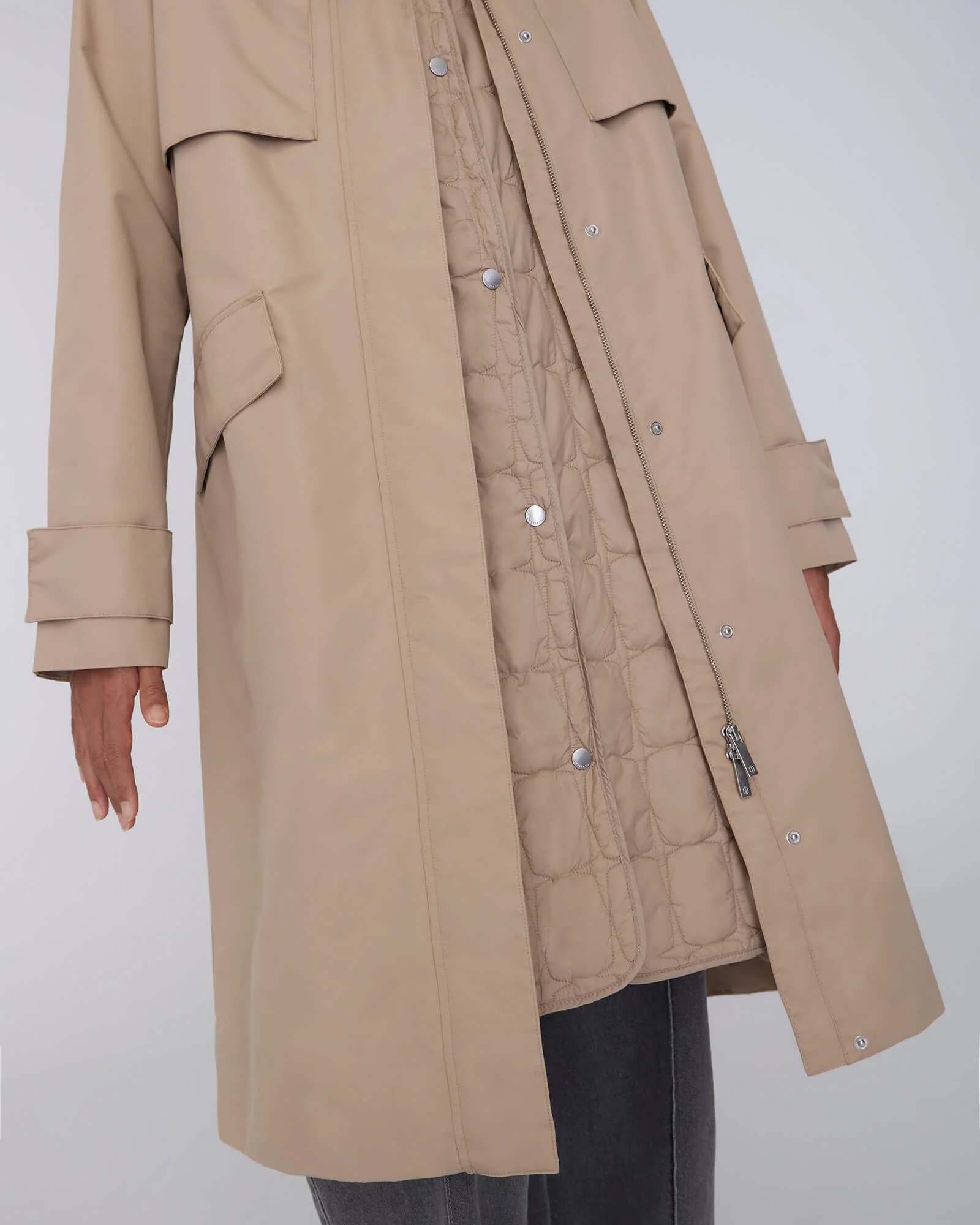MARINA | Hooded 3-in-1 Trench Coat - Image 21